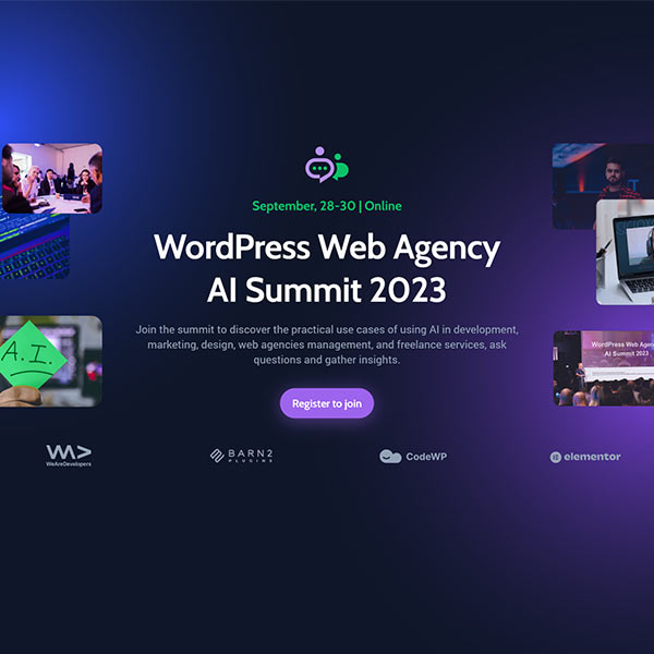 WordPress Web Agency AI Summit 2023 Logo